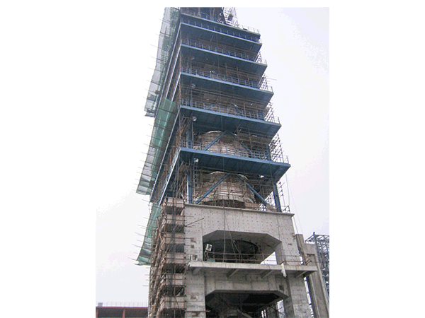 上海高橋焦炭塔整體熱處理
